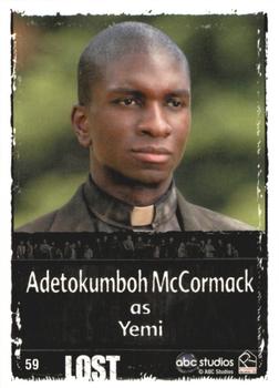 2010 Rittenhouse Lost Archives #59 Adetokumboh McCormack as Yemi Back