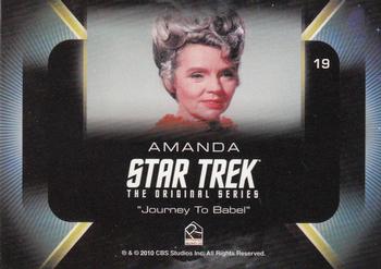 2010 Rittenhouse The Women of Star Trek #19 Amanda Back
