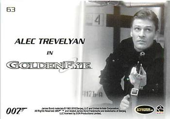 2010 Rittenhouse James Bond Heroes and Villains #63 Alec Trevelyan Back