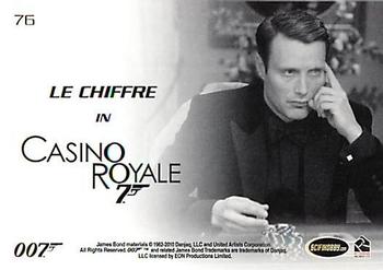 2010 Rittenhouse James Bond Heroes and Villains #76 Le Chiffre Back