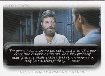 2010 Rittenhouse The Quotable Star Trek Movies #3 Leonard McCoy / James T. Kirk Front