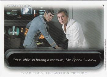 2010 Rittenhouse The Quotable Star Trek Movies #7 Spock / Leonard McCoy Back
