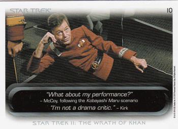 2010 Rittenhouse The Quotable Star Trek Movies #10 James T. Kirk / Leonard McCoy Back
