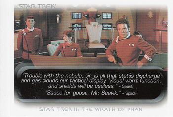 2010 Rittenhouse The Quotable Star Trek Movies #17 James T. Kirk / Leonard McCoy / Spock / Saavik Front