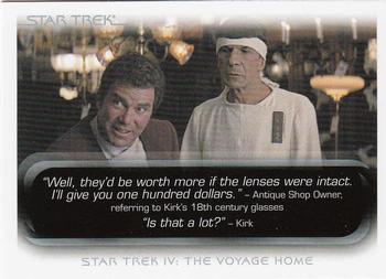 2010 Rittenhouse The Quotable Star Trek Movies #32 James T. Kirk / Spock / Chekov / Uhura Front