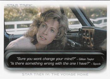 2010 Rittenhouse The Quotable Star Trek Movies #36 Gillian Taylor Front