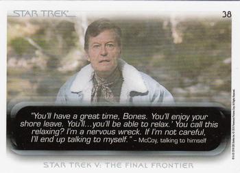 2010 Rittenhouse The Quotable Star Trek Movies #38 James T. Kirk / Leonard McCoy Back
