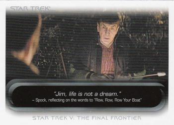 2010 Rittenhouse The Quotable Star Trek Movies #44 Spock / Leonard McCoy Front
