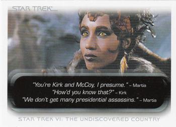 2010 Rittenhouse The Quotable Star Trek Movies #52 Martia / Spock Front