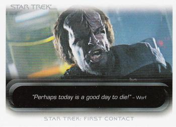 2010 Rittenhouse The Quotable Star Trek Movies #66 Worf / Will Riker Front