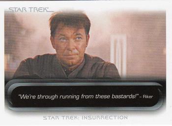 2010 Rittenhouse The Quotable Star Trek Movies #80 Will Riker Front
