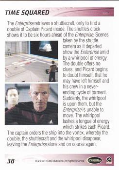 2011 Rittenhouse The Complete Star Trek: The Next Generation Series 1 #38 Time Squared Back