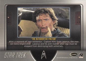 2011 Rittenhouse Star Trek: Remastered Original Series #20 The Alternative Factor Back