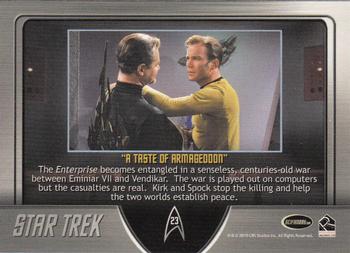 2011 Rittenhouse Star Trek: Remastered Original Series #23 A Taste of Armageddon Back
