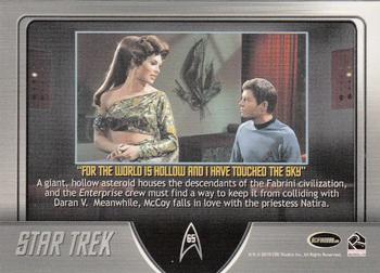 2011 Rittenhouse Star Trek: Remastered Original Series #65 For the World is Hollow and I Have Touched the S Back