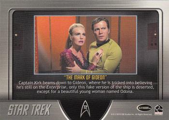 2011 Rittenhouse Star Trek: Remastered Original Series #72 The Mark of Gideon Back