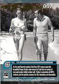 2011 Rittenhouse James Bond Mission Logs #2 Dr. No (Shortly after arriving in Jamaica...) Back