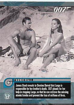 2011 Rittenhouse James Bond Mission Logs #12 Thunderball (James Bond reveals to Domino Derval that...) Front