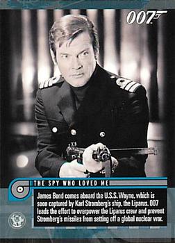 2011 Rittenhouse James Bond Mission Logs #30 The Spy Who Loved Me (James Bond comes aboard the U.S.S. Wayne, which...) Front