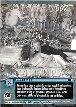 2011 Rittenhouse James Bond Mission Logs #31 Moonraker (Returning from Africa, James Bond battles the pilot...) Back