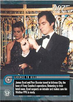 2011 Rittenhouse James Bond Mission Logs #47 Licence to Kill (James Bond and Pam Bouvier travel to Isthmus City...) Front