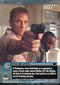 2011 Rittenhouse James Bond Mission Logs #61 Casino Royale (In Uganda, Mr. White introduces freedom fighter/terrorist...) Back