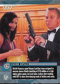2011 Rittenhouse James Bond Mission Logs #62 Casino Royale (British Treasury agent Vesper Lynd has been assigned to...) Front