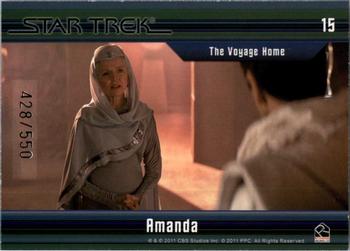 2011 Rittenhouse Star Trek Classic Movies Heroes & Villains #15 Amanda Back