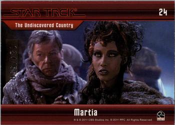 2011 Rittenhouse Star Trek Classic Movies Heroes & Villains #24 Martia Back