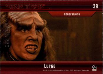 2011 Rittenhouse Star Trek Classic Movies Heroes & Villains #38 Lursa Back