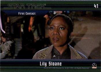 2011 Rittenhouse Star Trek Classic Movies Heroes & Villains #41 Lily Sloane Back
