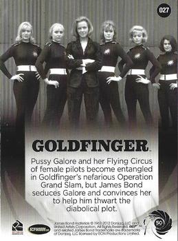 2012 Rittenhouse James Bond 50th Anniversary Series 1 #027 Goldfinger Back