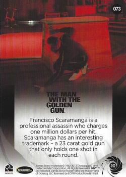 2012 Rittenhouse James Bond 50th Anniversary Series 1 #073 The Man With The Golden Gun Back