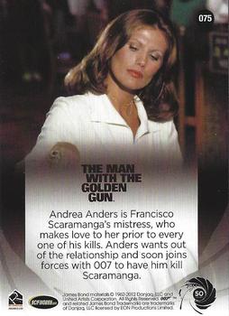 2012 Rittenhouse James Bond 50th Anniversary Series 1 #075 The Man With The Golden Gun Back