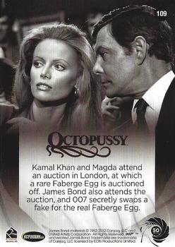 2012 Rittenhouse James Bond 50th Anniversary Series 1 #109 Octopussy Back