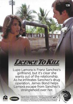 2012 Rittenhouse James Bond 50th Anniversary Series 1 #139 Licence To Kill Back