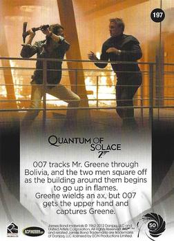 2012 Rittenhouse James Bond 50th Anniversary Series 1 #197 Quantum of Solace Back