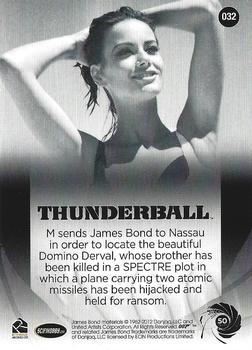2012 Rittenhouse James Bond 50th Anniversary Series 2 #032 Thunderball Back