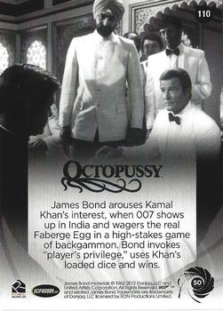 2012 Rittenhouse James Bond 50th Anniversary Series 2 #110 Octopussy Back