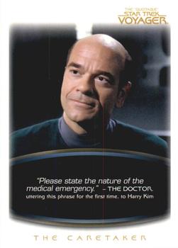 2012 Rittenhouse The Quotable Star Trek Voyager #06 The Doctor: The Caretaker Front
