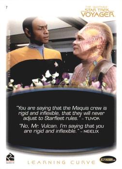2012 Rittenhouse The Quotable Star Trek Voyager #07 Neelix: The Caretaker Back