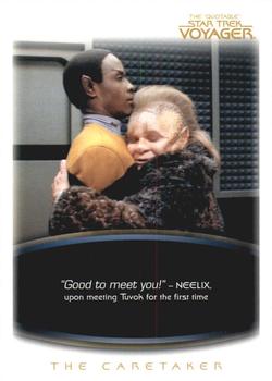 2012 Rittenhouse The Quotable Star Trek Voyager #07 Neelix: The Caretaker Front
