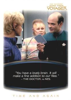 2012 Rittenhouse The Quotable Star Trek Voyager #08 The Doctor, to Kes: Time and Again Front