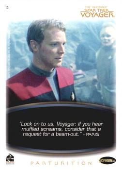 2012 Rittenhouse The Quotable Star Trek Voyager #13 Kes: The Cloud Back
