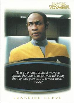 2012 Rittenhouse The Quotable Star Trek Voyager #17 Tuvok: Learning Curve Front