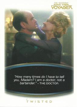 2012 Rittenhouse The Quotable Star Trek Voyager #20 The Doctor: Twisted Front