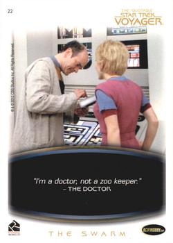 2012 Rittenhouse The Quotable Star Trek Voyager #22 The Doctor: Flesh and Blood Back