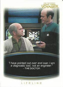 2012 Rittenhouse The Quotable Star Trek Voyager #25 The Doctor: Lifeline Front