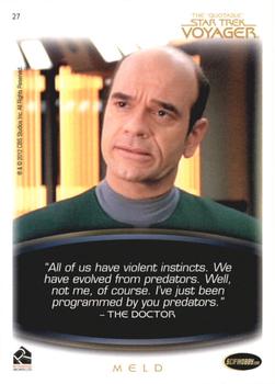 2012 Rittenhouse The Quotable Star Trek Voyager #27 Torres/The Doctor: Displaced Back