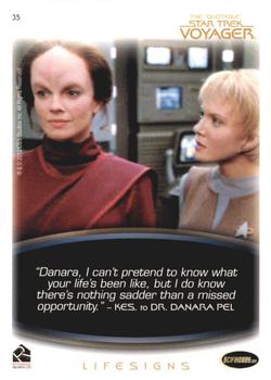 2012 Rittenhouse The Quotable Star Trek Voyager #35 Janeway: Deadlock Back